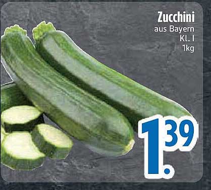 Zucchini aus Bayern KL. I 1kg