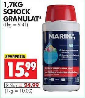 1,7KG SCHOCK GRANULAT*