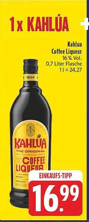 1x KAHLÚA