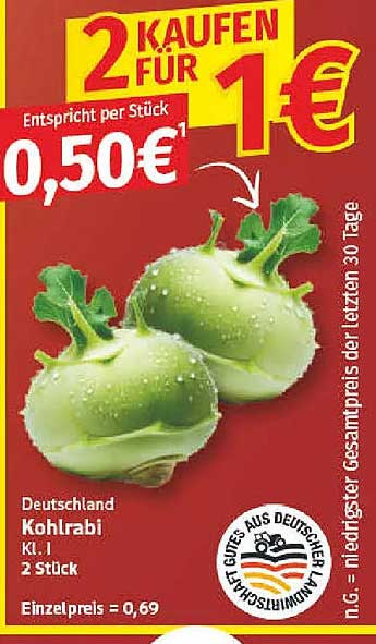 2 KAUFEN FÜR 1 €