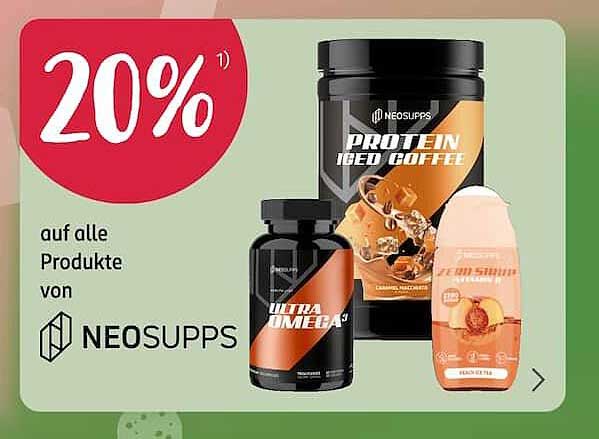 20% auf alle Produkte von NEOSUPPS