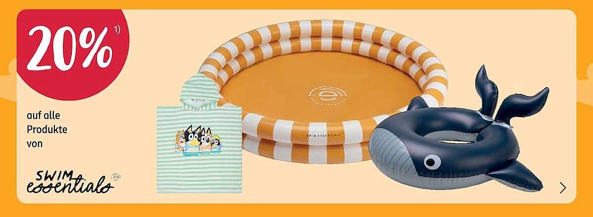 20% auf alle Produkte von Swim Essentials