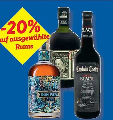 -20% auf ausgewählte Rums