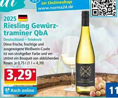 2025 Riesling Gewürz-traminer QbA