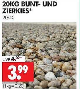 20KG BUNT- UND ZIERKIES* 20/40