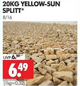 20KG YELLOW-SUN SPLITT*