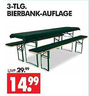 3-TLG. BIERBANK-AUFLAGE