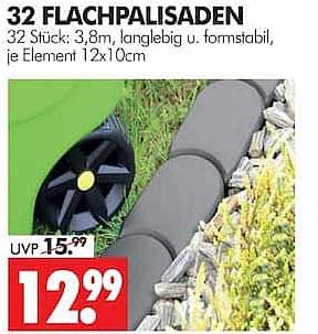 32 FLACHPALISADEN