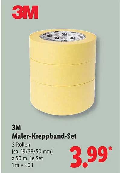 3M Maler-Kreppband-Set