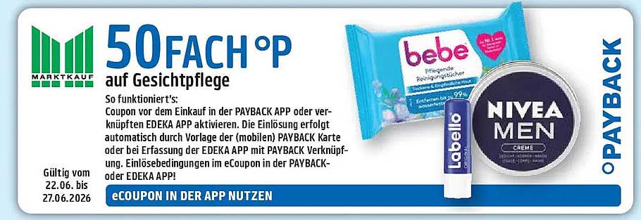 50FACH°P auf Gesichtspflege