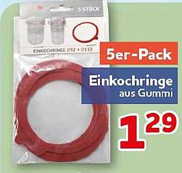5er-Pack Einkochringe aus Gummi