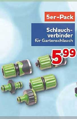 5er-Pack Schlauch-verbinder für Gartenschlauch