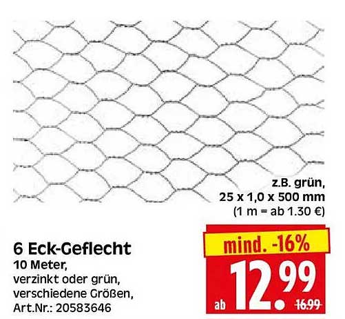 6 Eck-Geflecht