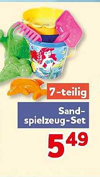 7-teilig Sand-Spielzeug-Set