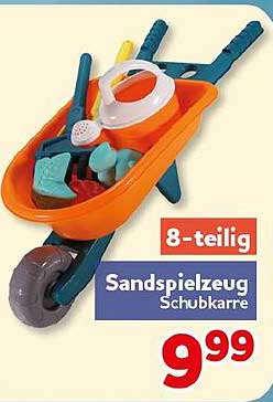 8-teilig Sandspielzeug Schubkarre