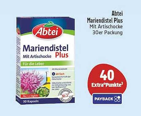 Abtei Mariendistel Plus Mit Artischocke 30er Packung