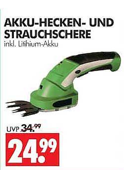 AKKU-HECKEN- UND STRAUCHSCHERE inkl. Lithium-Akku