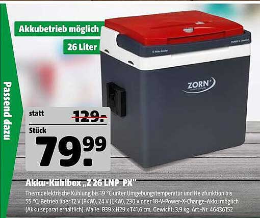 Akku-Kühlbox »226 LNP PX«