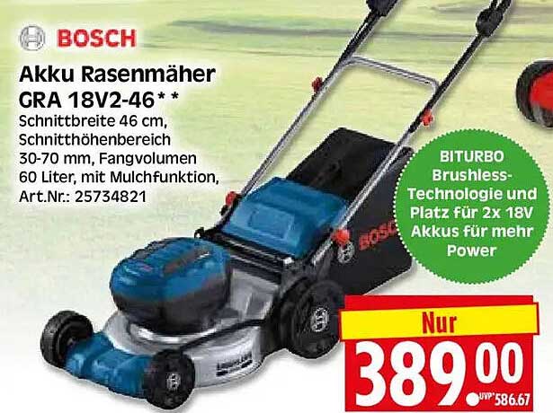 Akku Rasenmäher GRA 18V2-46**