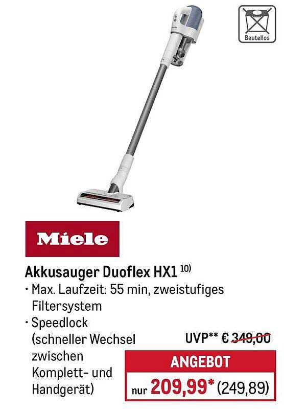 Akkusauger Duoflex HX1