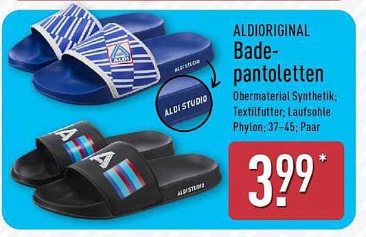 ALDI ORIGINAL Bade-pantoletten