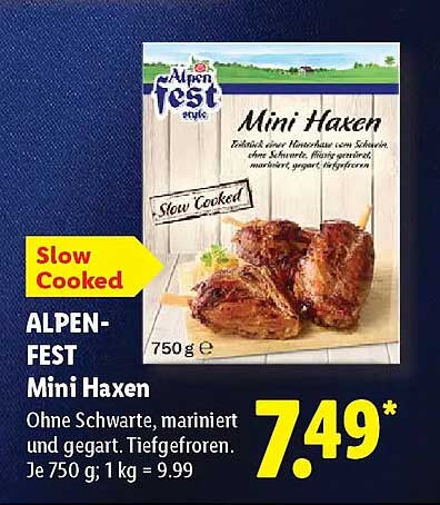 ALPEN-FEST Mini Haxen