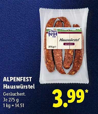 ALPENFEST Hauswürstel