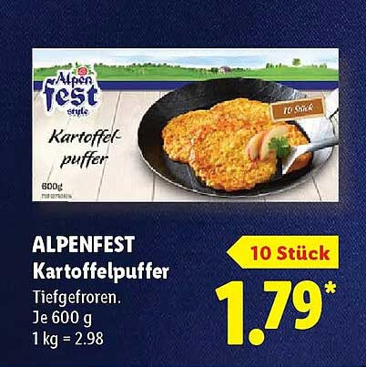 ALPENFEST Kartoffelpuffer