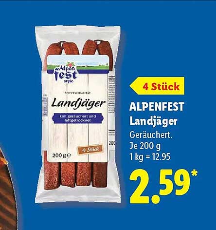 ALPENFEST Landjäger