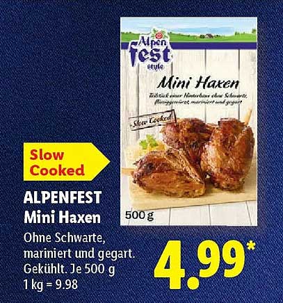 ALPENFEST Mini Haxen