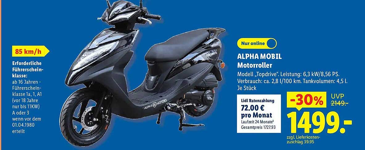 ALPHA MOBIL Motorroller