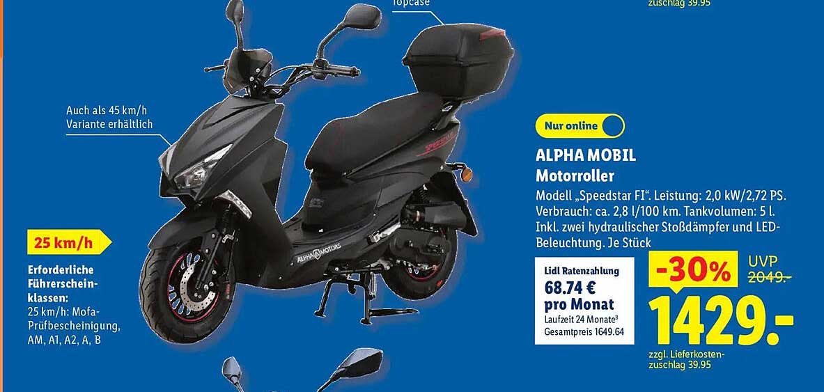 ALPHA MOBIL Motorroller
