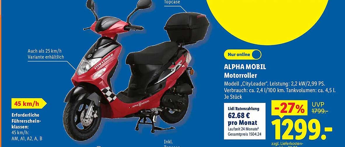 ALPHA MOBIL Motorroller