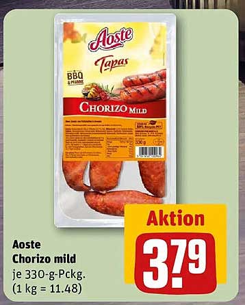 Aoste Chorizo mild