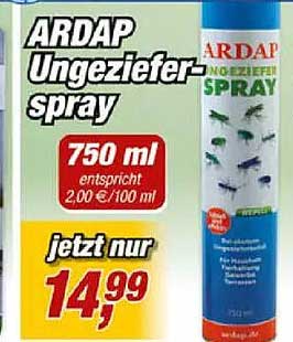 ARDAP Ungeziefer-spray