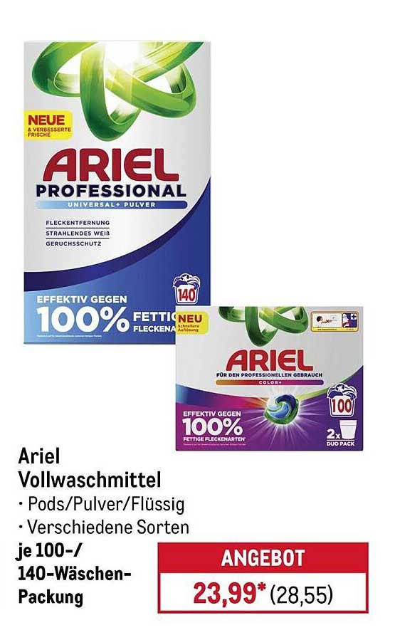 Ariel Vollwaschmittel