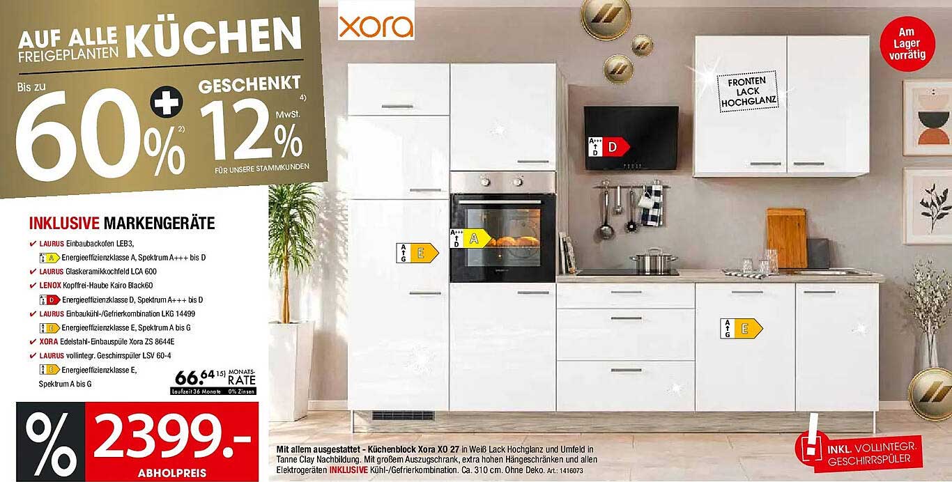 AUF ALLE FREIGEPLANTEN KÜCHEN