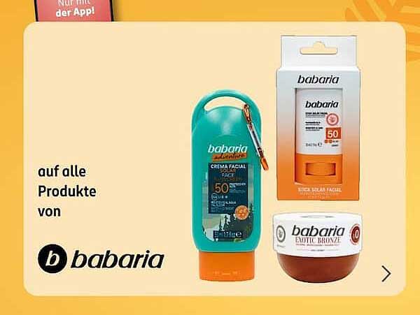 auf alle Produkte von babaria