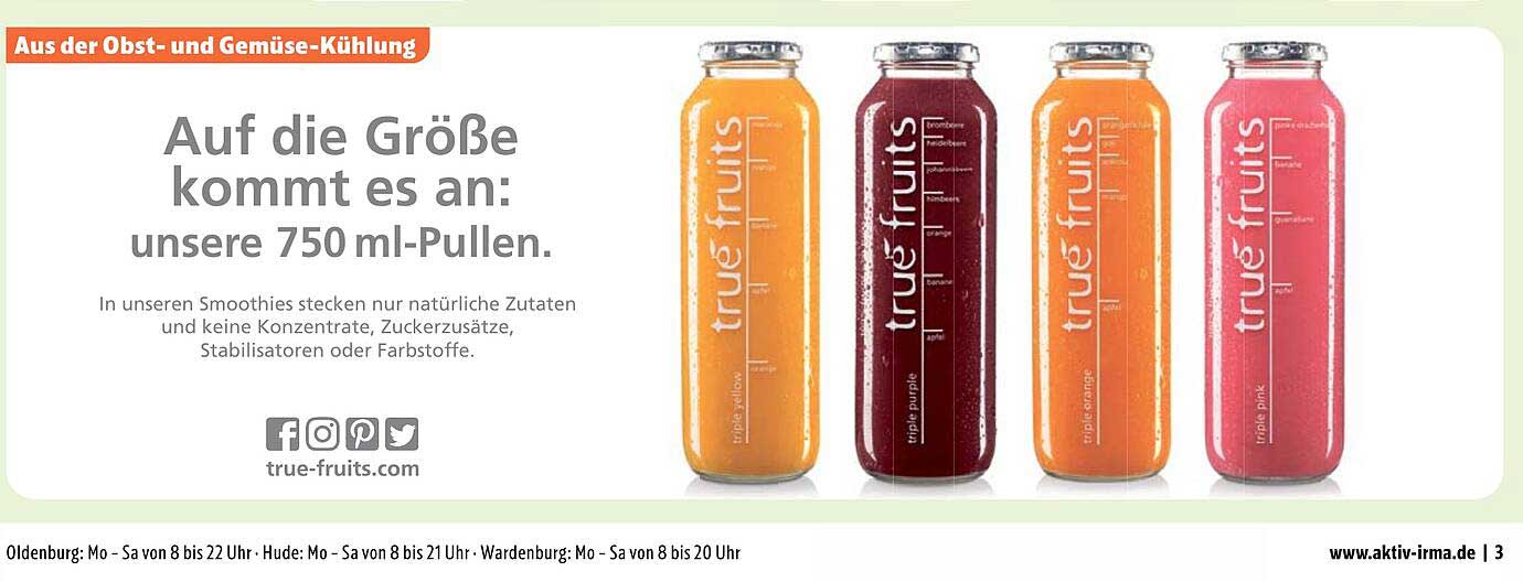 Auf die Größe kommt es an: unsere 750 ml-Pullen.
