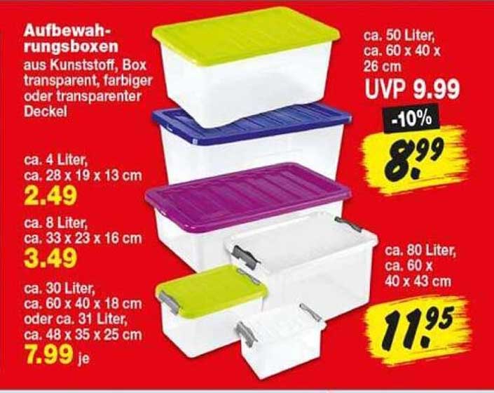 Aufbewahrungsboxen