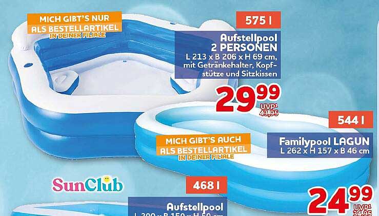Aufstellpool 2 PERSONEN