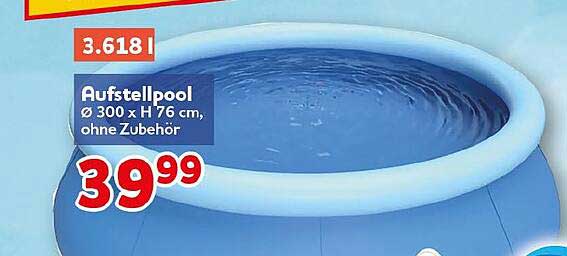 Aufstellpool Ø 300 x H 76 cm, ohne Zubehör