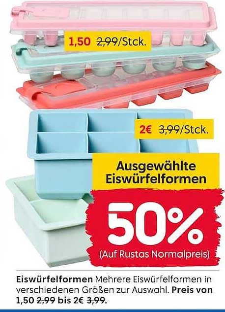 Ausgewählte Eiswürfelformen