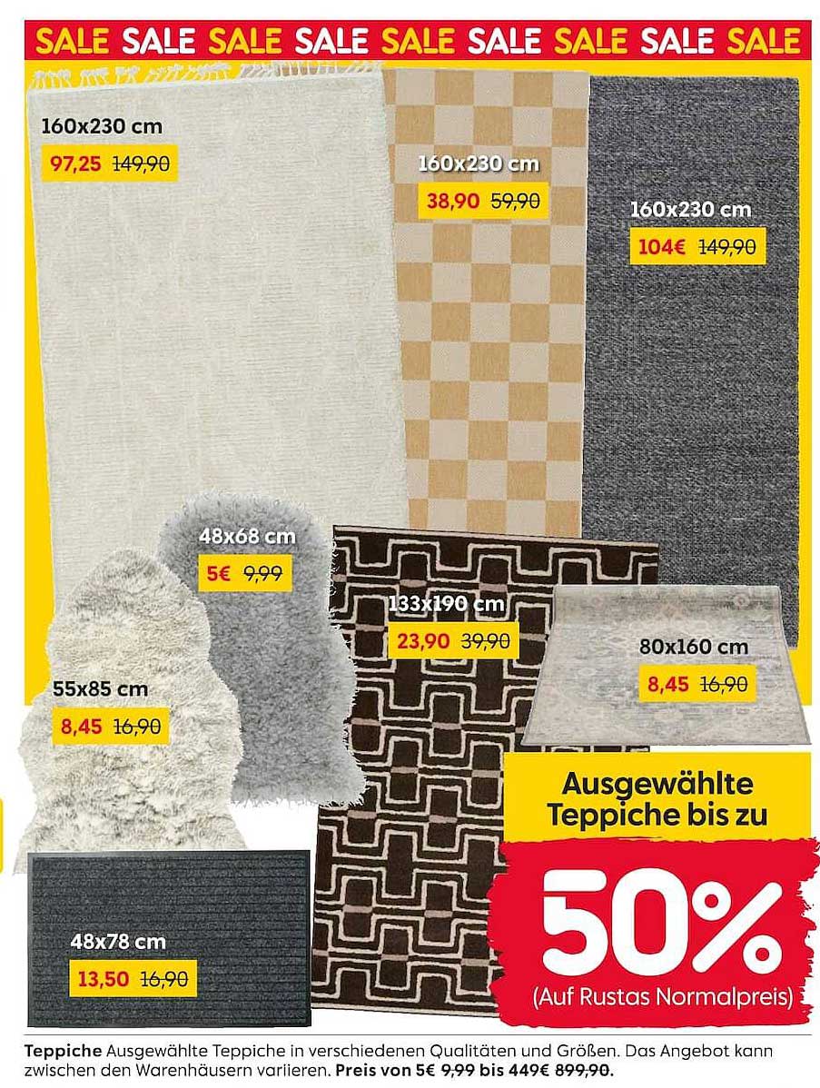 Ausgewählte Teppiche bis zu 50%