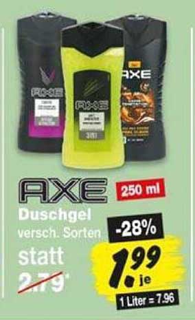 AXE Duschgel versch. Sorten 250 ml
