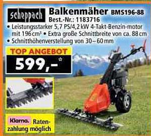 Balkenmäher BMS196-88