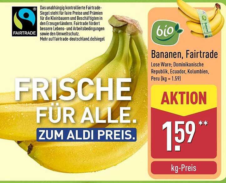 Bananen, Fairtrade