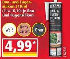 Bau- und Fugen-Silikon 310 ml