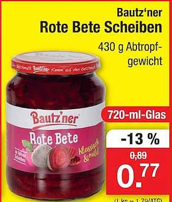Bautz’ner Rote Bete Scheiben