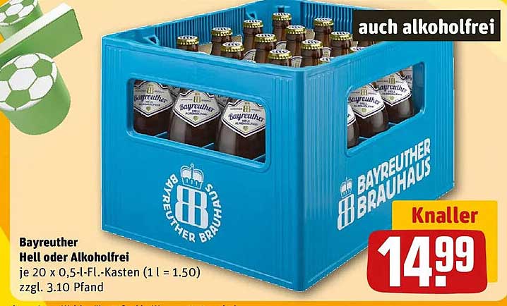 Bayreuther Hell oder Alkoholfrei